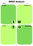 SWOT Analysis Template/ Graphic Organiser