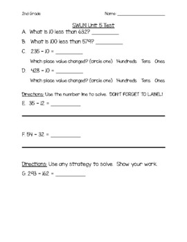 swun math grade 5 homework answer key