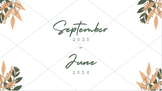 SY 2023 - 2024 Calendar Planner (Horizontal Layout)