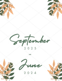 SY 2023 - 2024 Calendar Planner (Vertical Layout)