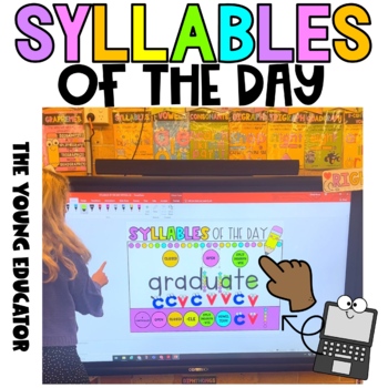 Preview of SYLLABLES OF THE DAY - PHONICS - SCIENCE OF READING - ORTON GILLINGHAM ALIGNED