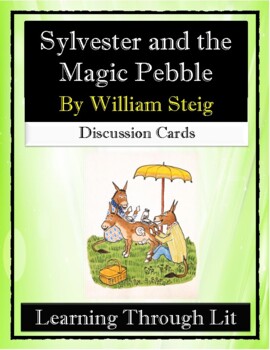 Preview of SYLVESTER AND THE MAGIC PEBBLE Steig * Discussion Cards (Answers Included)
