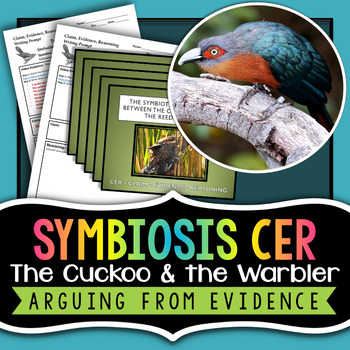 Preview of Symbiosis CER Worksheet - The Cuckoo & The Warbler