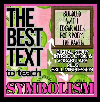 Preview of SYMBOLISM Bundle with PREREADING lesson for the poem The Raven, Edgar Allan Poe