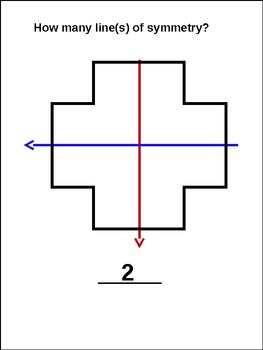 Preview of Symmetry: Line of Symmetry Practice (animated)