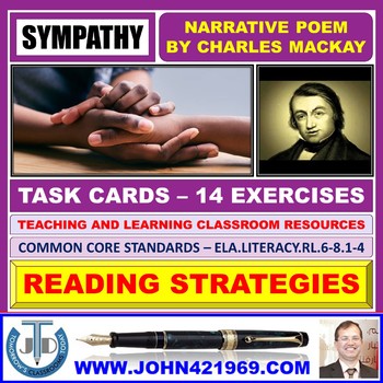 Preview of SYMPATHY BY CHARLES MACKAY - TASK CARDS