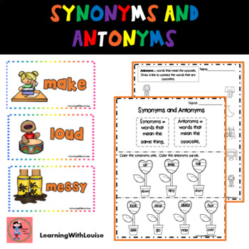 Antonyms & Synonyms - ReadingMadeEZ.com