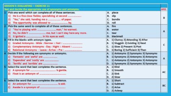 SOLUTION: Synonyms antonyms pdfdrive - Studypool