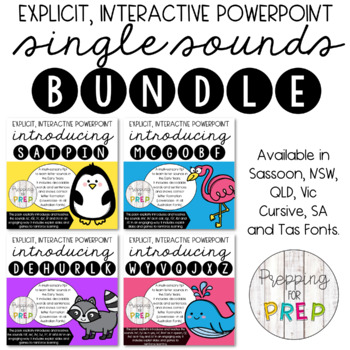 Preview of SYNTHETIC PHONICS INTERACTIVE POWERPOINT- THE BUNDLE