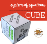 SYSTEMS of EQUATIONS - CUBE activity
