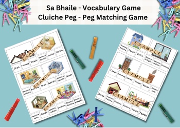 Preview of Sa Chistin Game - Vocabulary Building