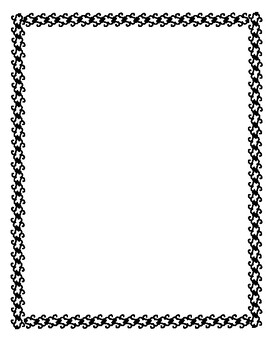 SaSSafraS - 5 Black and White Frames by Teacher's Apple Basket | TPT