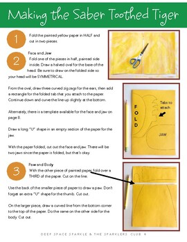Saber Toothed Tiger Lesson Plan by Deep Space Sparkle | TpT