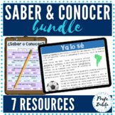 Saber vs Conocer Spanish Resource Bundle