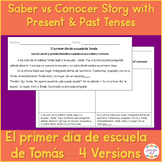 Saber vs Conocer Past Tense Story - Intermediate Level