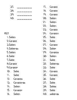 Saber vs Conocer Task Cards by Spanish Recursos Autenticos | TpT