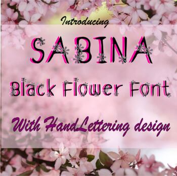 Preview of Sabina font, Digital font, christmas Font, Handwritten font, Brush font,