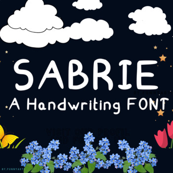 Preview of Sabrie Font - Casual Handwritten Font