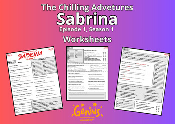 Preview of Sabrina Netflix Serie, Episode 1, Season 1- Worksheet