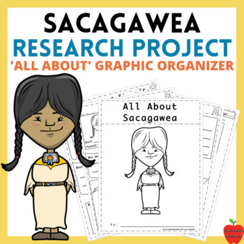 Preview of Sacagawea All-About Research Project Graphic Organizer | Biography