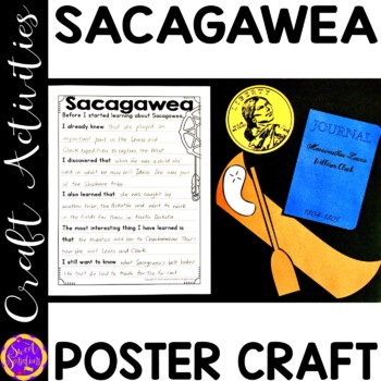 Preview of Sacagawea Womens History Month Craft Bulletin Board Womens History Project