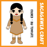 Sacagawea Craft | Native American Printables Art Craft, In