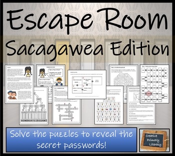 Preview of Sacagawea Escape Room Activity