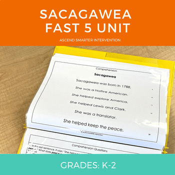Preview of Sacagawea Fast 5 Unit (K - 2nd)