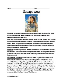 the life of sacagawea