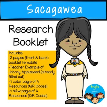 Preview of Sacagawea-Historical Figure Research Booklet