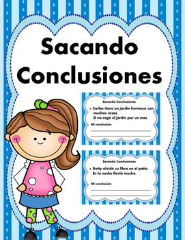 Preview of Sacando Conclusiones 2 -Drawing Conclusions - Spanish- Digital Learning