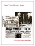 Sacco and Vanzetti Stimulus Based Questions