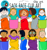 Sack race clip art