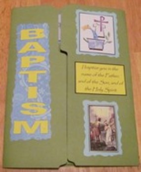 Preview of Sacrament of Baptism Catholic Lapbook