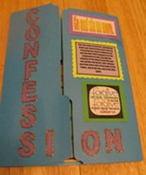 Preview of Sacrament of Confession Catholic Lapbook
