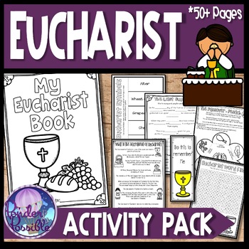 Preview of Sacrament of Eucharist {First Communion} Activity Pack