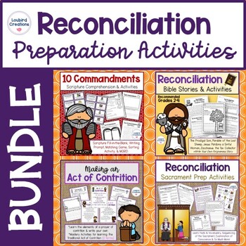 Preview of Sacrament of Reconciliation Activities | First Confession | Catholic Penance