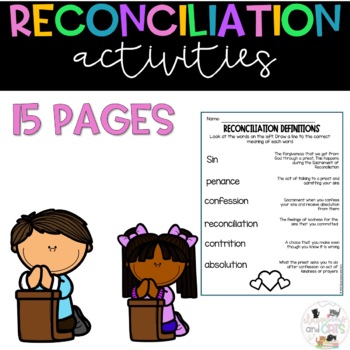 Preview of Sacraments Reconciliation Activities - Catholic