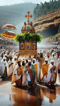 Preview of Sacred Celebration: Timkat Festival Poster