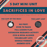 Sacrifices in Love Mini Unit | 5 Day Lesson | O. Henry Sho