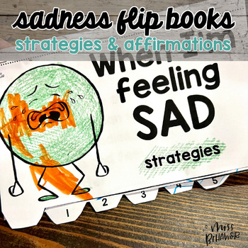Preview of Sad Flip Books | Emotion Flip Books