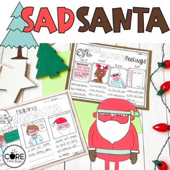 Preview of Sad Santa Read Aloud Lesson Plans - Christmas Activities - Reading Comprehension