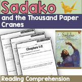 Sadako and the Thousand Paper Cranes Novel Study & Comprehension