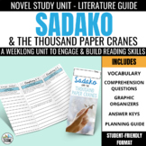 Sadako & the Thousand Paper Cranes Novel Study Unit