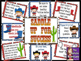 Saddle Up for Success Test Taking Skills Bulletin Board Ki