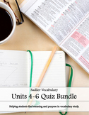 Sadlier Level D Units 4-6 Quiz Bundle