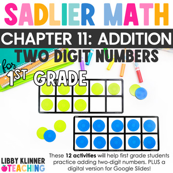 Preview of Sadlier Math First Grade Chapter 11: Addition Two-Digit Numbers