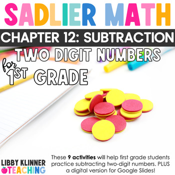 Preview of Sadlier Math First Grade Chapter 12: Subtraction Two-Digit Numbers