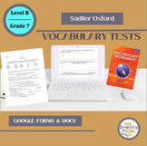 Sadlier Oxford Vocabulary Tests Grade 7 Level B Self-Gradi