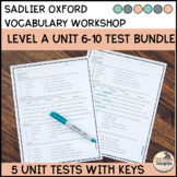 Sadlier Oxford Vocabulary Workshop Level A Unit 6-10 Test 